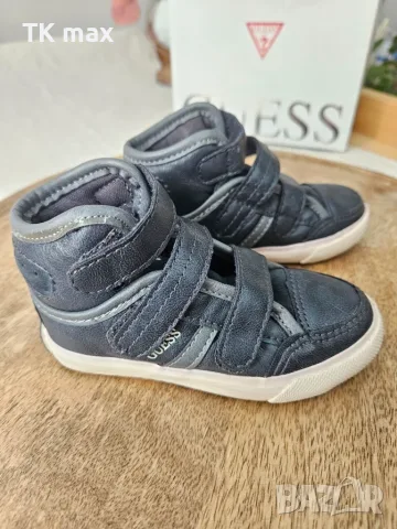🖤 Тъмносиви детски високи маратонки GUESS Нови номер 22 , снимка 3 - Детски боти и ботуши - 55671554