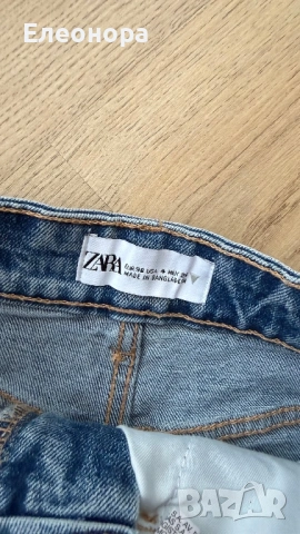 Дамски дънкови къси гащи ZARA, снимка 6 - Дънки - 54779776