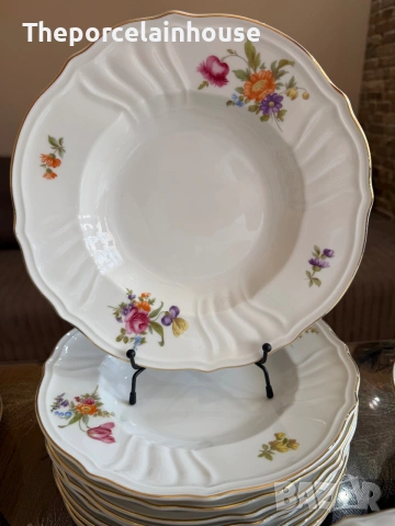 ✨ Изящен немски порцеланов сервиз ROSENTHAL PARZIVAL Germany – 37 части 🌿, снимка 7 - Сервизи - 55002703