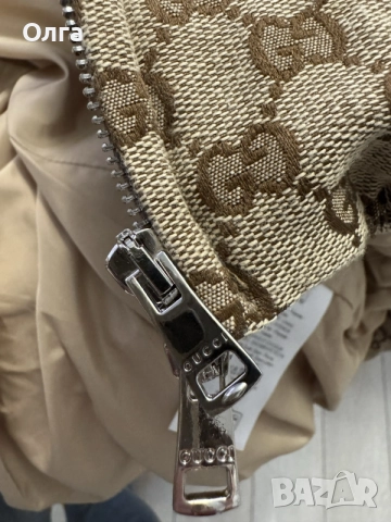 Продавам дамско зимно яке, Лукс, копие на Gucci, размер M, 200 евро, кальф, снимка 5 - Якета - 55667426