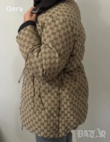 Продавам дамско зимно яке, Лукс, копие на Gucci, размер M, 200 евро, кальф, снимка 7 - Якета - 55667426