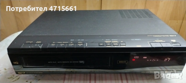 Hitachi VHS видео рекордер made in Japan работещ отлично, снимка 7 - Плейъри, домашно кино, прожектори - 54585945