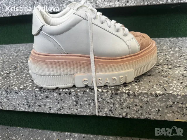Сникърси Casadei Nexus, снимка 2 - Дамски обувки на ток - 55333210