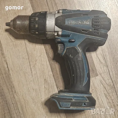 Makita DHP458 18V LXT ударен винтоверт – неработещ, за ремонт/части, снимка 2 - Винтоверти - 55562750