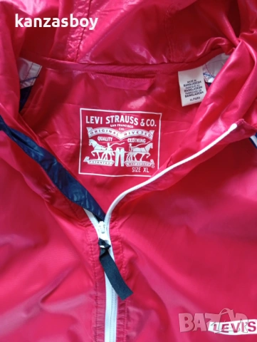 Levi's Men's Colorblock Windrunner Jacket Chinese Red - мъжко яке р-р XL, снимка 3 - Якета - 54136095