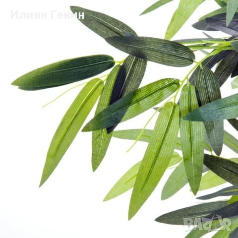 Изкуствено бамбуково растение Outsunny, 20 см x 20 см x 180 см, снимка 4 - Декорация за дома - 54210794