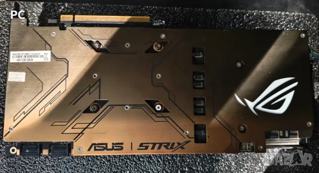 Видео карта ASUS ROG Strix 1080 TI 8GB тествана Furmark 20min и сменени падове и паста, снимка 2 - Видеокарти - 55062447