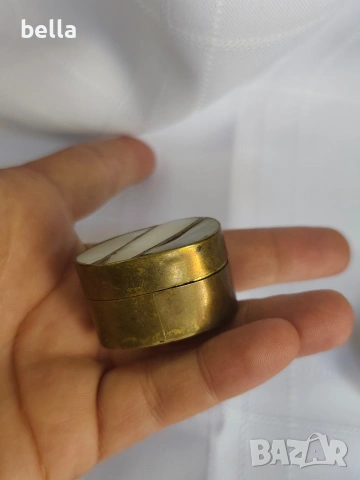 2 малки кутийки седеф и оникс , снимка 4 - Антикварни и старинни предмети - 55022955