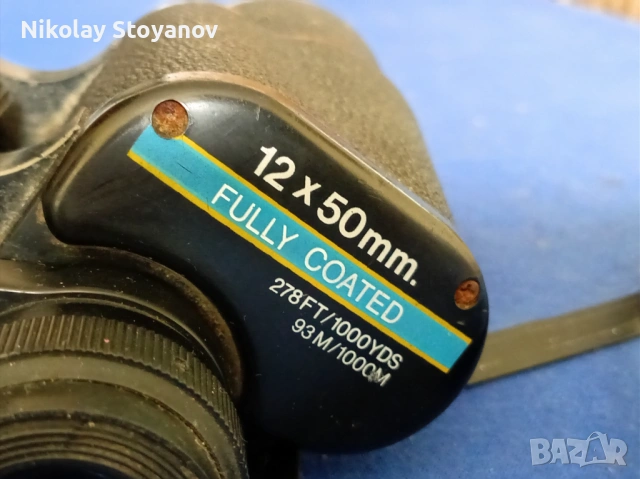 Бинокъл Tasco 12x50 Fully Coated – мощен Porro модел, снимка 3 - Екипировка - 54575124