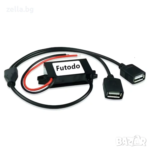 Step Down модул 12V 24V 36V 48V към 5V 3A USB – DC-DC конвертор за автомобил, соларни системи 10374, снимка 3 - Друга електроника - 54685124