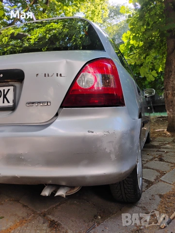 Honda Civic 2003 tdci 1.7 , снимка 5 - Автомобили и джипове - 55080100