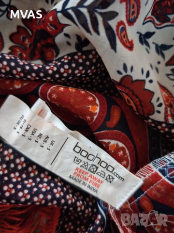 Нова дамска дълга наметка с ресни керемидена  Керемидена S размер, снимка 4 - Бански костюми - 54875575
