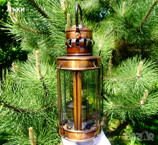 Газена лампа,маслена лампа,корабен фенер., снимка 3 - Антикварни и старинни предмети - 54646398