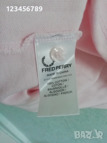 Fred Perry slim fit Polo Twin Tipped Pink оригинална мъжка розова поло тениска размер L памук, снимка 5 - Тениски - 50730196