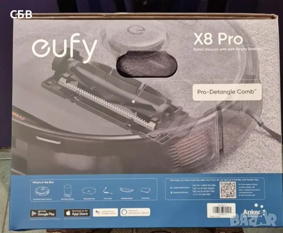 Прахосмукачка Робот,, Anker Eufy x8,, , снимка 8 - Прахосмукачки - 55366846