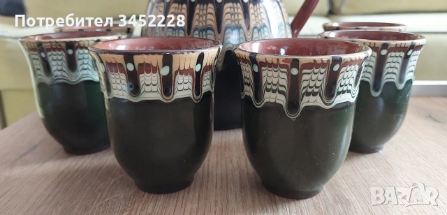 Сервиз керамика ретро за ценители , снимка 3 - Други ценни предмети - 54174307