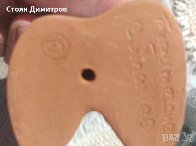 Испанска теракота,ръчна изработка и оцветени от Tagerche Canarias,,,kaнарски занаячий,  20см., снимка 3 - Декорация за дома - 54989364