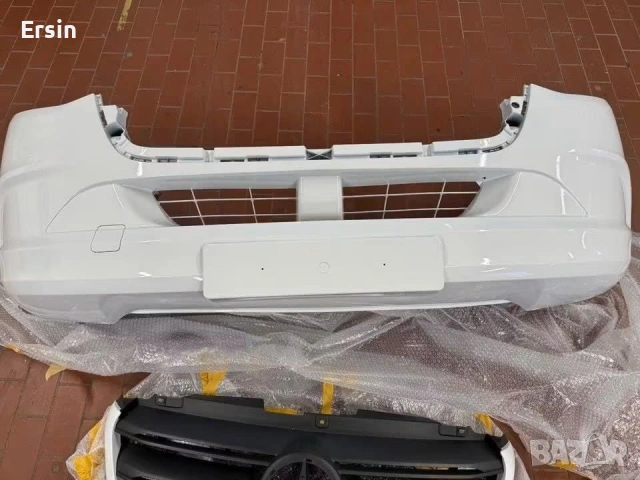 Оригинална Предна Броня с решетка За Кемпери с шаси Mercedes Sprinter (Налични 2 броя) 