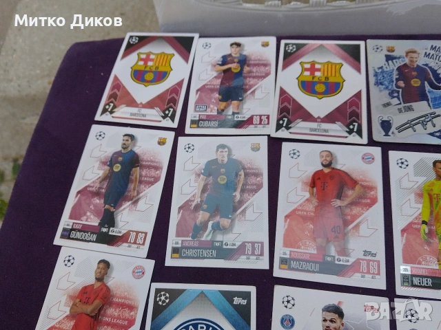 Колекционерски футболни карти Topps Match Attax и Eng.Premier League 54броя нови, снимка 4 - Футбол - 54965091