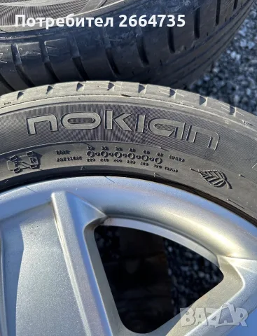 Лети джанти Volkswagen 5х112 с гуми 215/55/16, снимка 2 - Гуми и джанти - 55672551