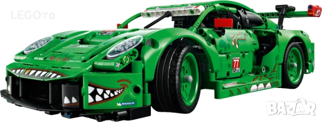 НОВО ЛЕГО 42224 ЛЕГО ТЕХНИК - Кола Porsche 911 GT3 R REXY AO Racing LEGO 42224 TECHNIK - Porsche 911, снимка 2 - Конструктори - 54239471