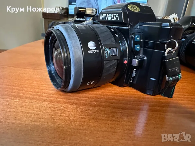 Продавам Фотоапарат MINOLTA 7000 AF . Обектив  Minolta AF zoom. 28-80mm. 1:4(22)-5.6. , снимка 6 - Фотоапарати - 55353487