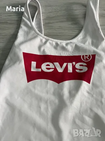 Levi’s боди в бял и в черен цвят, снимка 2 - Корсети, бюстиета, топове - 55406424
