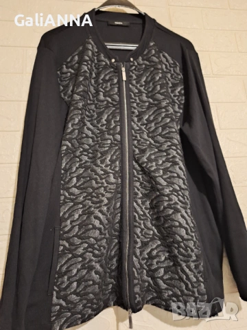 СТРАХОТНА ТУНИКА С ЦИП 3XL-5XL, снимка 4 - Туники - 54496335