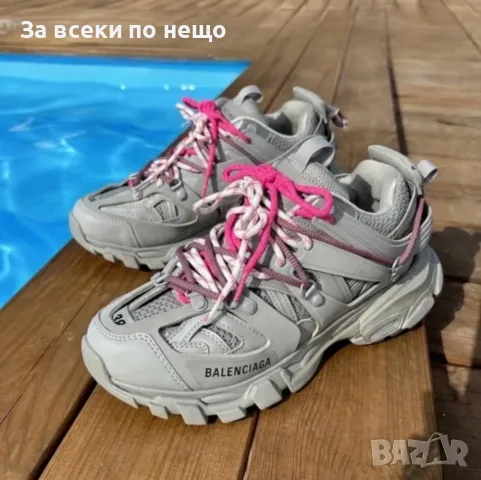 Balenciaga Track Grey Дамски Маратонки👟Дамски Спортни Обувки Код ch71, снимка 5 - Маратонки - 55482113