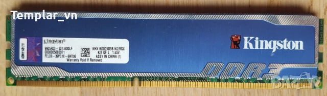 Кingston Hyper X Blu 4 GB DDR3 1600 PC3 12800
