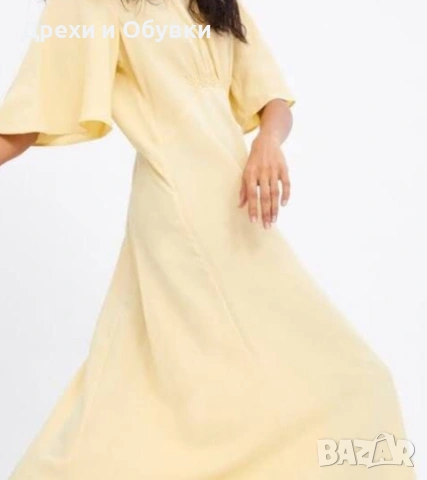 Жълта лятна рокля Zara , снимка 9 - Рокли - 54539109