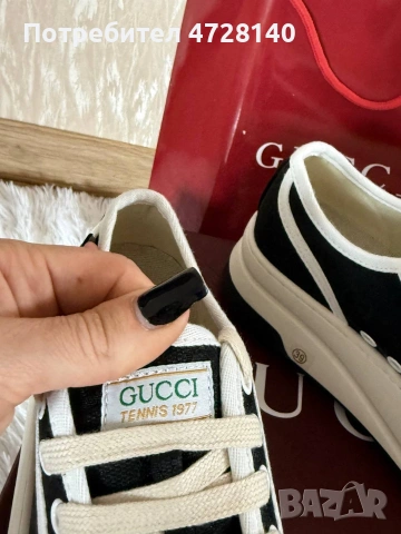 Дамски маратонки Gucci размер 39 , снимка 4 - Маратонки - 55105462
