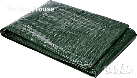 CAO Outdoor Полиетиленов брезент 80 г/м² с подсилени ъгли и метални капси 4 x 3 м