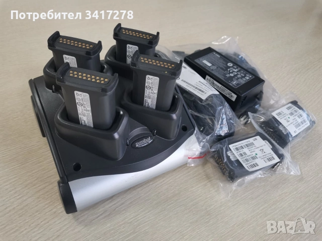Комплект 6 бр. Zebra Symbol MC9200 / MC92N0 + зарядни станции и батерии – нови, снимка 4 - Електронни четци - 55285475