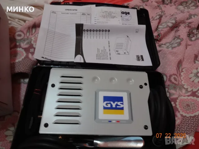 Инверторен електрожен   GYSMI 160A, снимка 8 - Други машини и части - 55380380