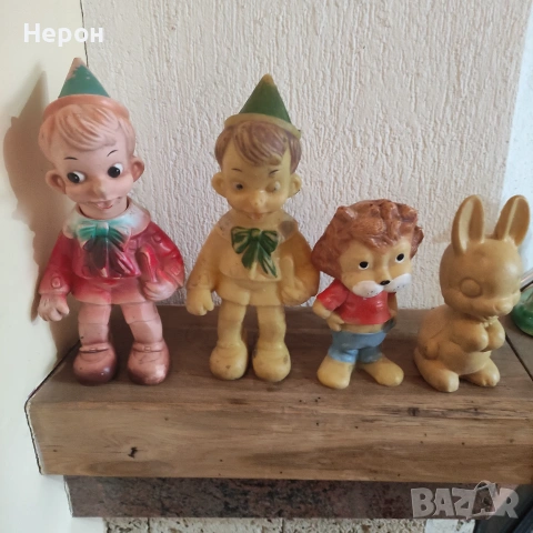 Детски гумени играчки от соца