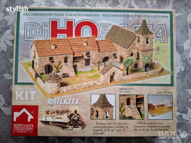 Диорама на църковен комплекс