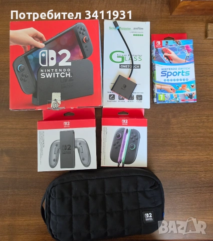 Конзола Nintendo Switch 2 + 9 Игри + Аксесоари в Гаранция