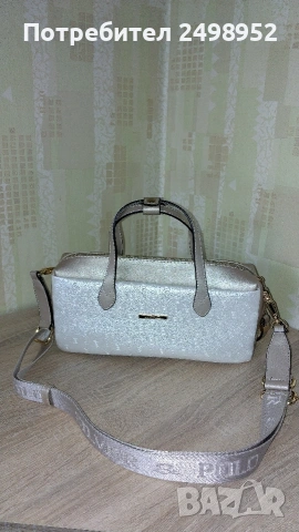 Малка дамска чанта ,,Silver Polo", Нова, Цвят ,,Сатен" , снимка 2 - Чанти - 54626219
