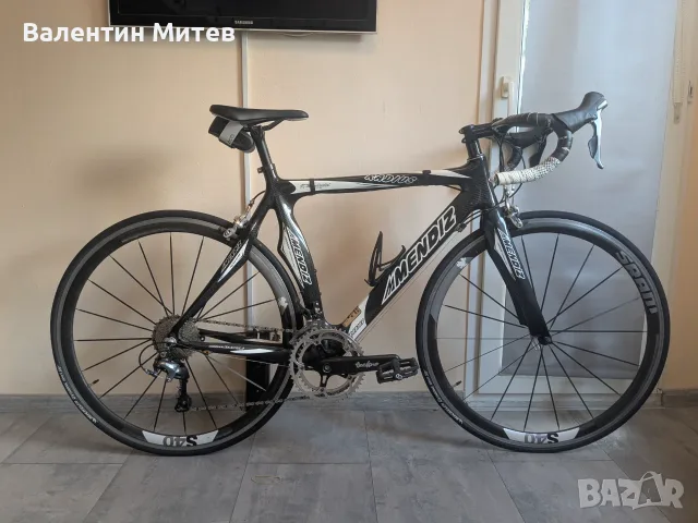 Карбонов аеро шосеен велосипед Mendiz Radius – Размер M / SRAM S40 / Tiagra 2x10
