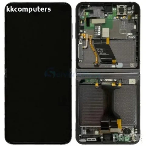 LCD Дисплей за Samsung SM-F731B Galaxy Z Flip 5/ 5G 2023/ GH82-31827A/31828A / Тъч скрийн/ Графит /О