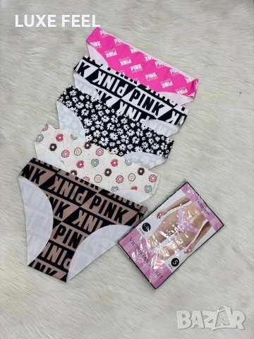 Calvin Klein ⚜️ Victoria Secret ⚜️5бр Дамско Бельо , снимка 9 - Бельо - 55286842