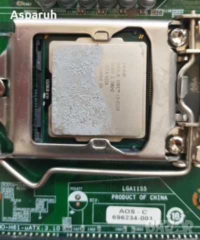 Дъно HP AOS-C 696234-001 с i3 2120 3.3Ghz., снимка 3 - Дънни платки - 54592896