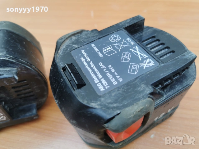 AEG 12V-2БР БАТЕРИИ 1105261917L4, снимка 4 - Винтоверти - 54509837