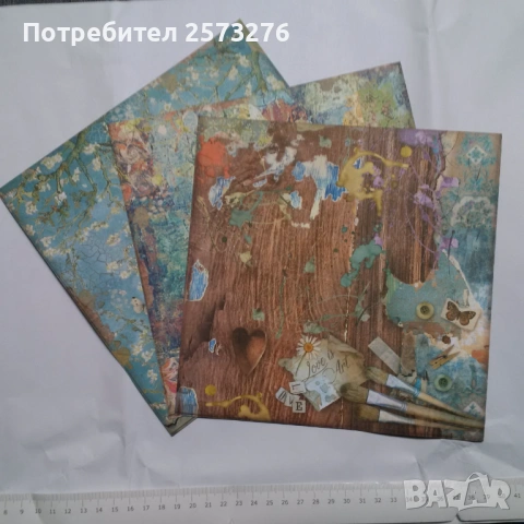 Дизайнерска хартия - 20х20, 30х30, А4, снимка 5 - Други - 54598896