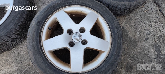 Алуминиеви джанти 15 Peugeot 207 6Jx15 , снимка 2 - Гуми и джанти - 55188029