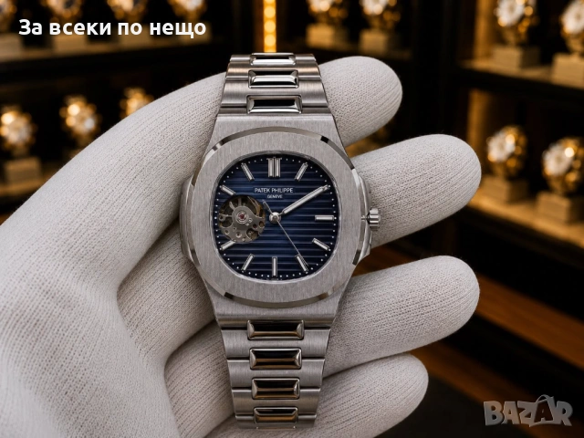 Patek Philippe Geneve Мъжки Луксозен Часовник С Автоматичен Механизъм С Кутия Код Gentlemen Legacy33
