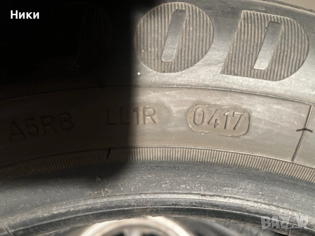 4 бр. 195/60/15 , Good Year ,DOT 0417, снимка 4 - Гуми и джанти - 55169012