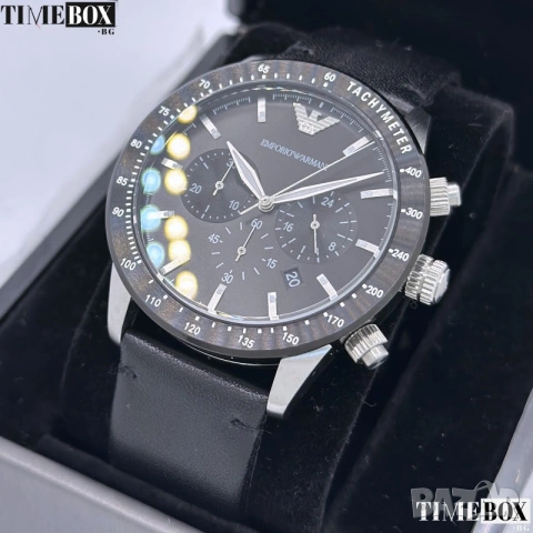 Emporio Armani AR11243 Mario Chronograph, снимка 2 - Мъжки - 47393365