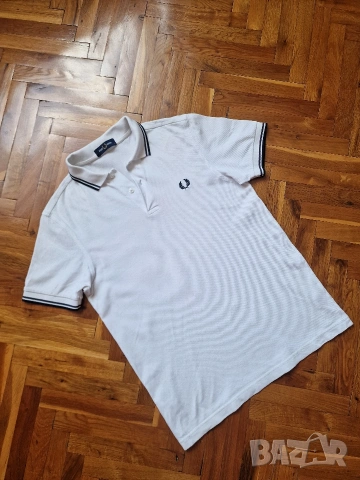 Страхотна мъжка тениска FRED PERRY размер S , снимка 2 - Тениски - 55281252